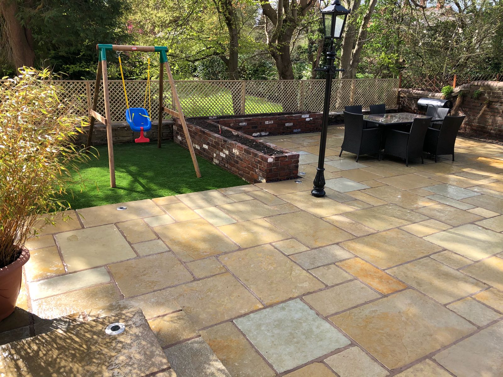 Yellow Limestone - Tumbled & Brushed - 4 Size / 18m2 Project Pack - Image 6