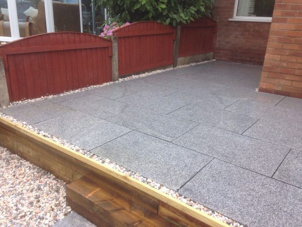 Silver Grey Granite Paving (G603) - 600mm x 600mm x 20mm / 19m2 Pack