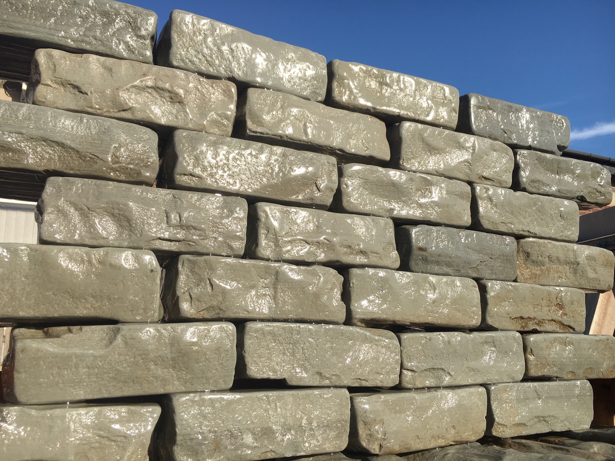 Kandla Grey Tumbled Walling - 5.4m2 (face) per pack - Image 3