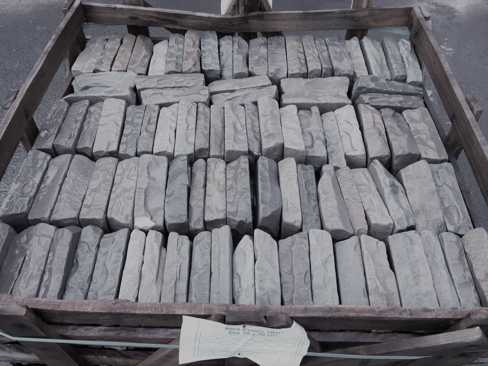 Kandla Grey Tumbled Cobbles - 200mm x 100mm x 60/40mm - 10m2 Pack - Image 2