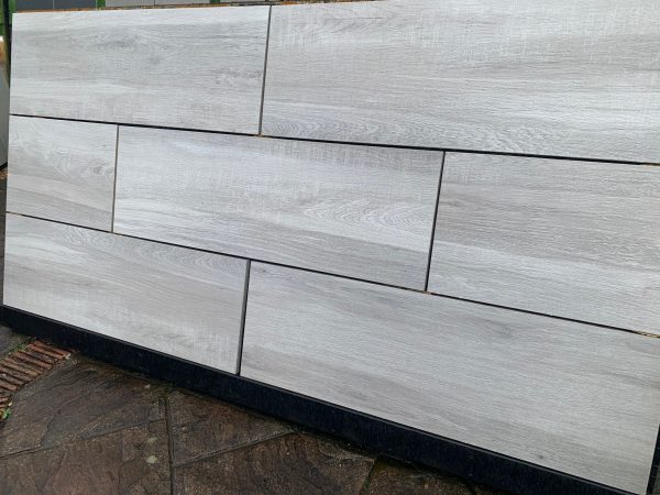 Grey Oak Porcelain Planks 1200x400x20mm - 19.2m2 Pack - Image 2