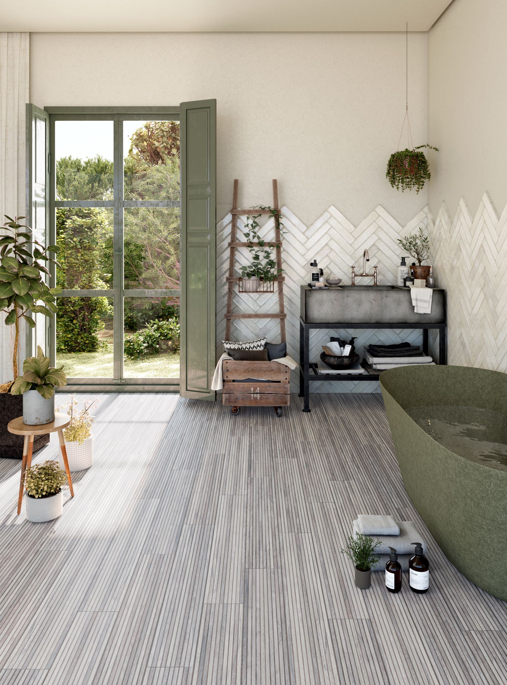 GREY Porcelain DECKING - 900mmx150mmx10mm - 10.8m2 / 80 pieces per pack - Image 2