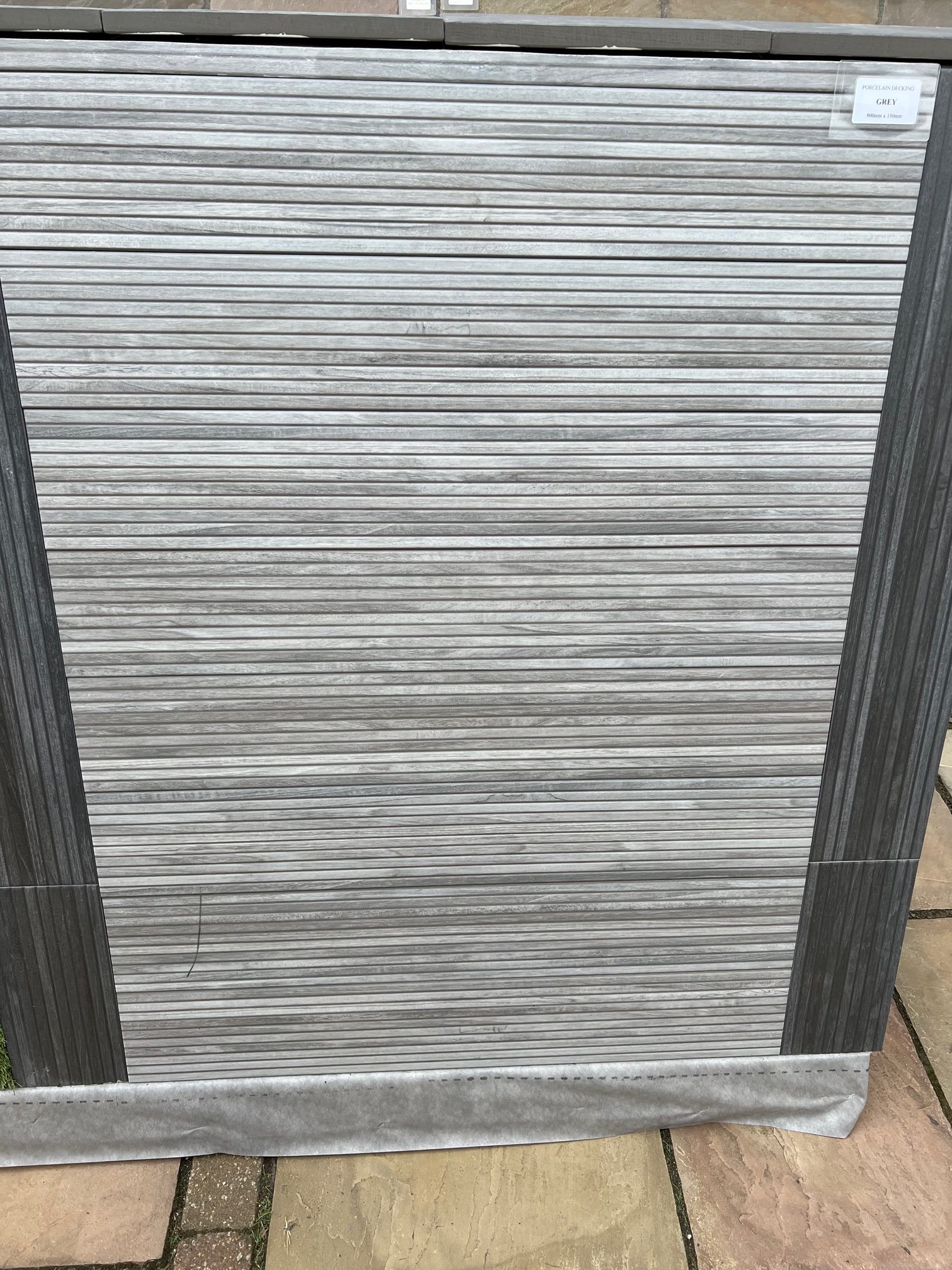Grey Porcelain Decking