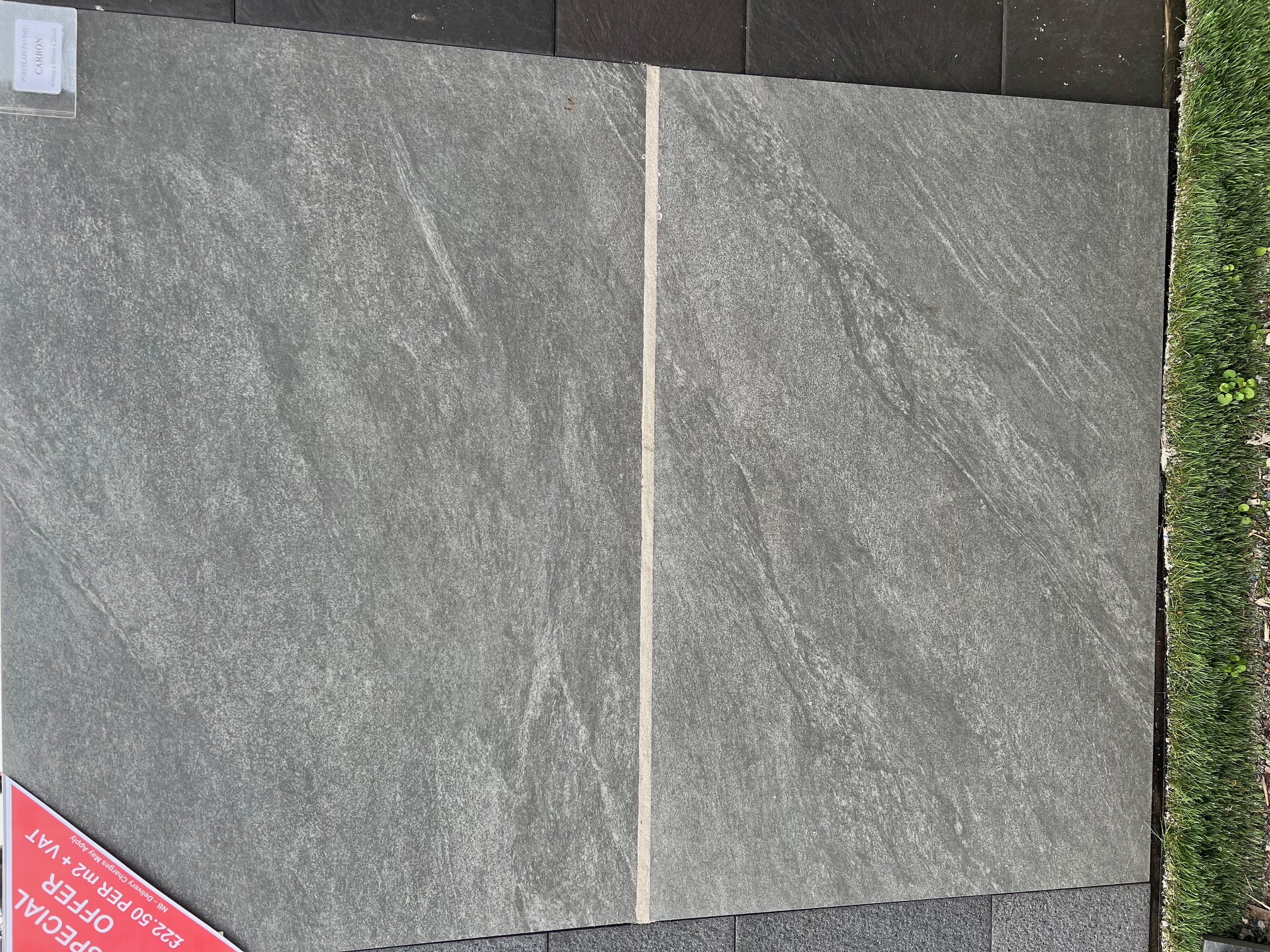 Carbon Porcelain Paving