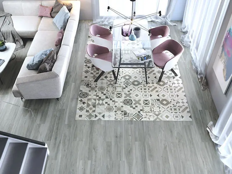 GREY OAK Wood Effect Porcelain